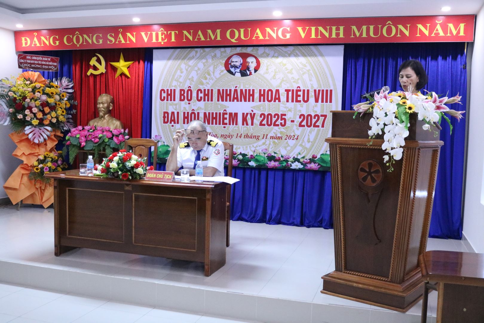 ĐẠI HỘI CHI BỘ CHI NHÁNH HOA TIÊU VIII, NHIỆM KỲ 2025-2027