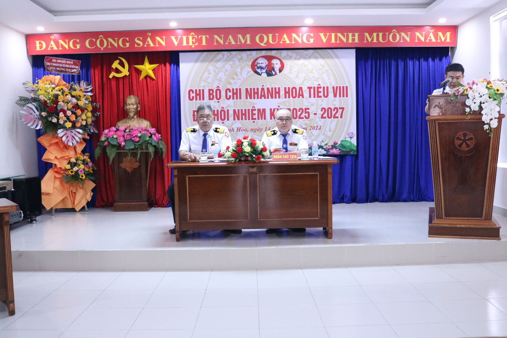 ĐẠI HỘI CHI BỘ CHI NHÁNH HOA TIÊU VIII, NHIỆM KỲ 2025-2027